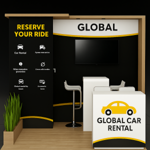 10×10 Brand Promotion Trade Show Booth – Orlando