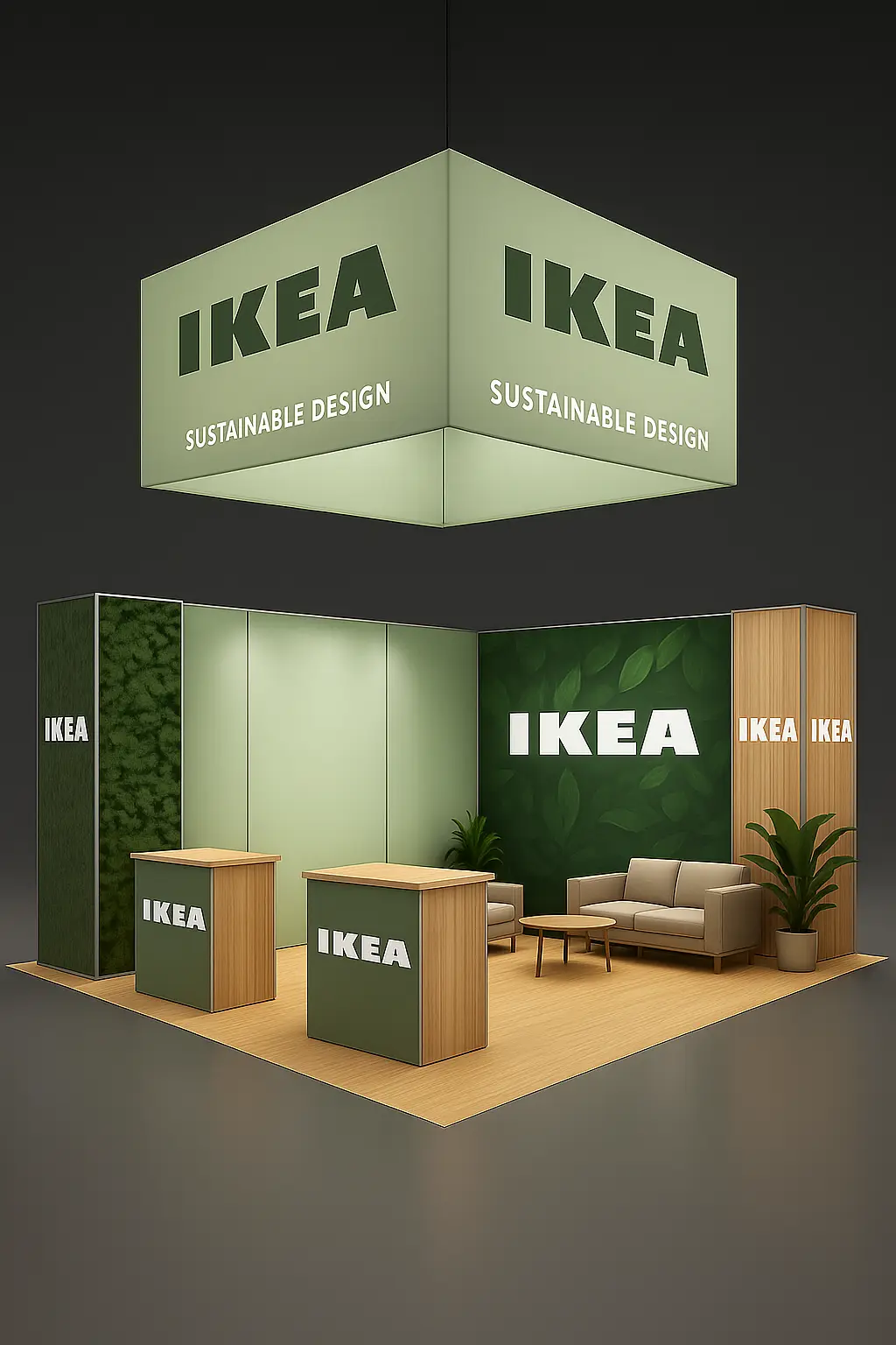 20×30 Orlando Custom Exhibit Rental