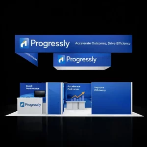 30×40 Business Analytics Exhibit Booth Design – Orlando